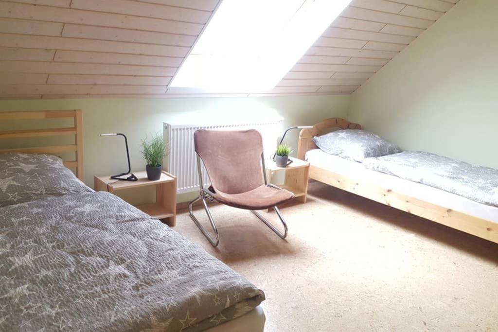 Anna - Neue Ferienwohnung Mit Blick Ins Gruene Ober-Abtsteinach Luaran gambar