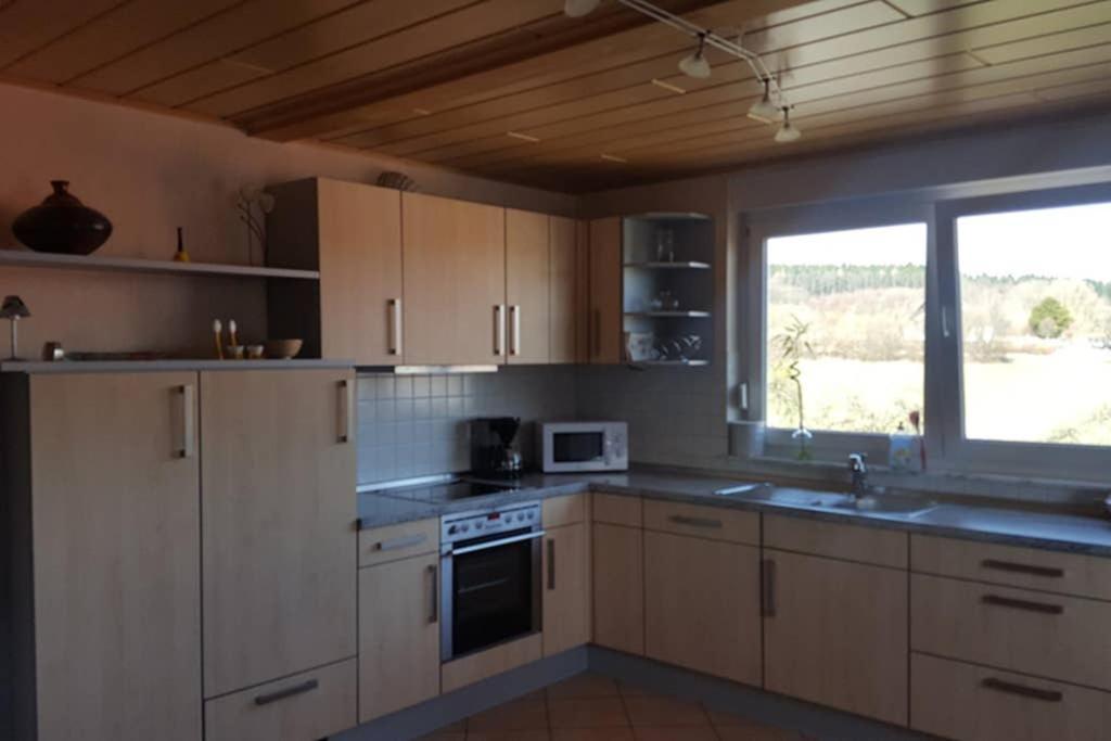 Anna - Neue Ferienwohnung Mit Blick Ins Gruene Ober-Abtsteinach Luaran gambar